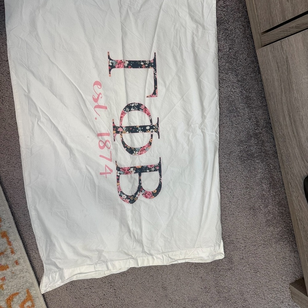 Floral Gamma Phi White Pillowcase